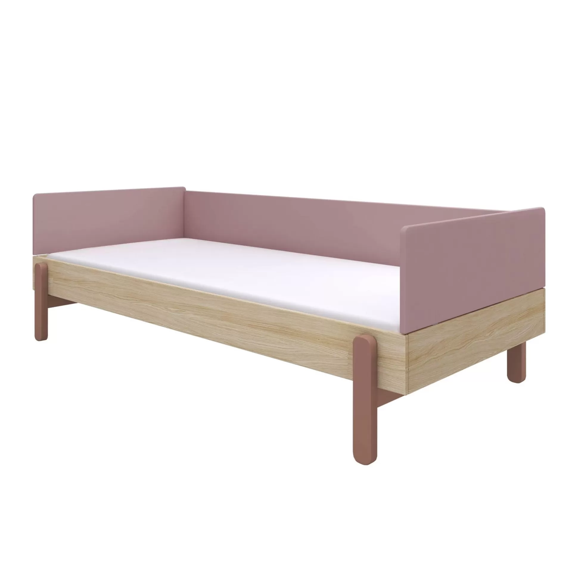 FLEXA Eenpersoonsbedden>Bedbank Cherry/Oak