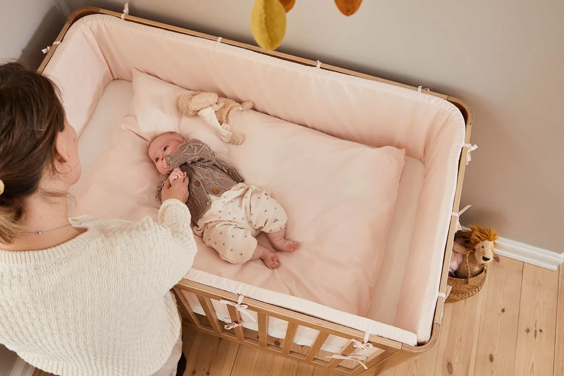 FLEXA Beddengoed En Textiel>Beddengoed Baby Mauve Morn