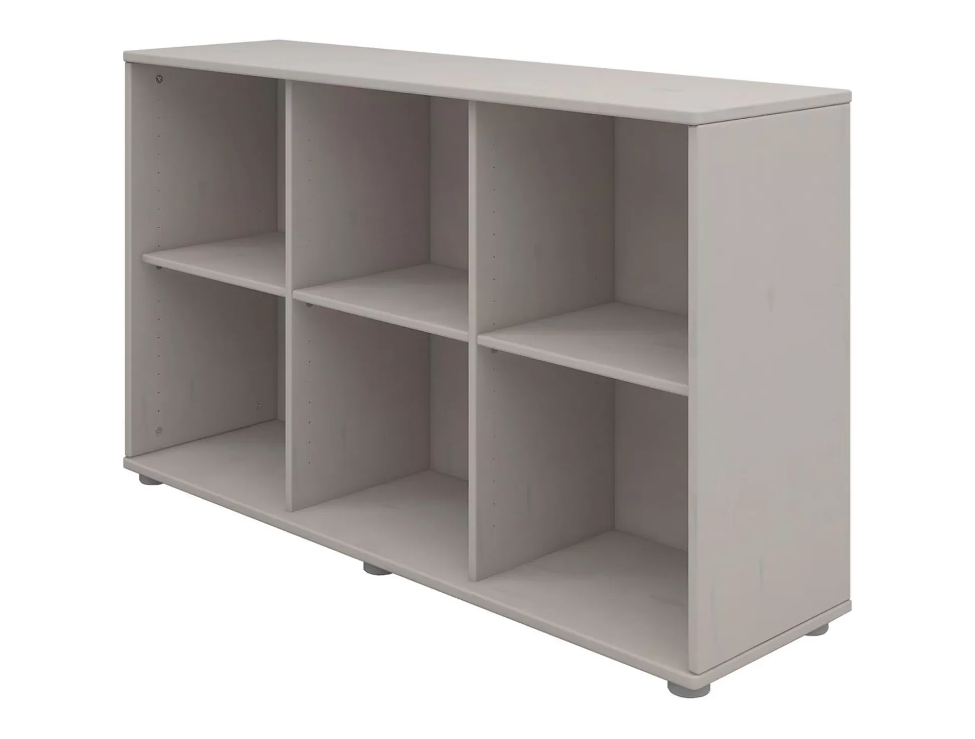 FLEXA Classic>Boekenkast, 6 Vakken Grey Washed Pine