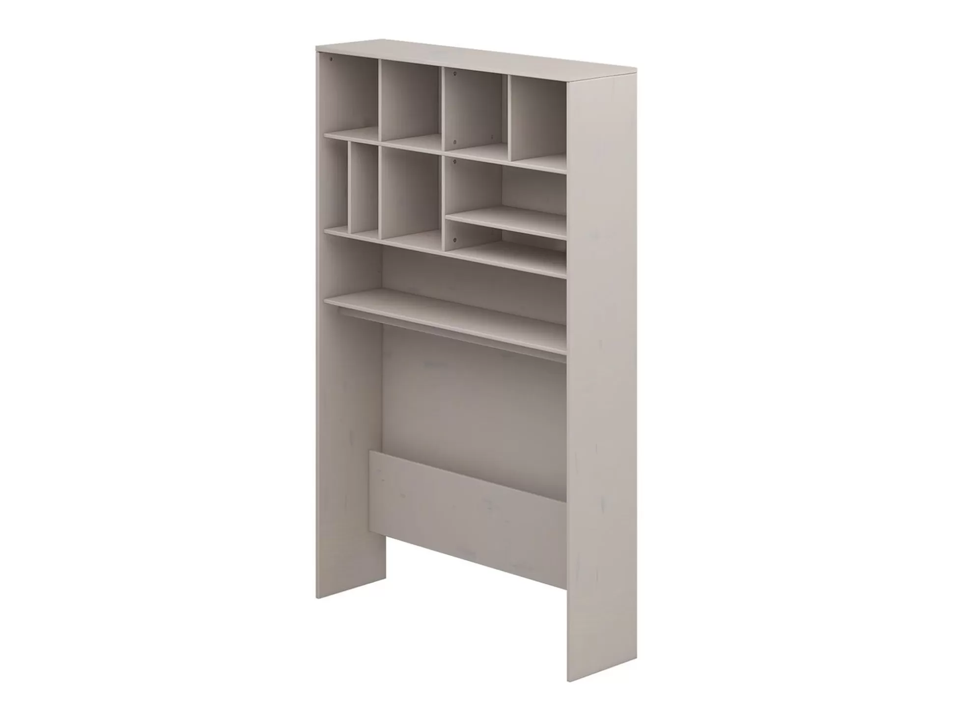 FLEXA Boekenkasten>Boekenkast Voor Bureau, Hoog Grey Washed Pine