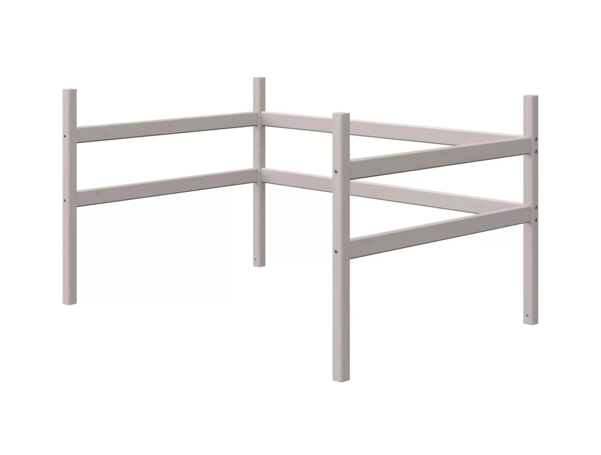 FLEXA Onderdelen En Beslag>Classic - Bedpoten Voor Hoogslaper, 140 Cm Grey Washed Pine