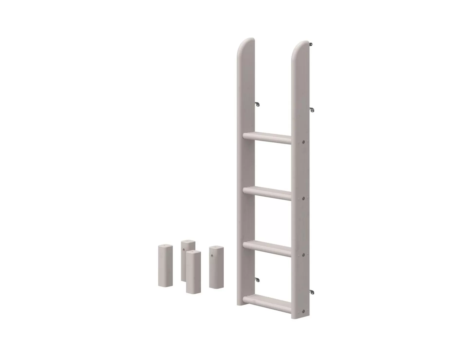 FLEXA Onderdelen En Beslag>Classic - Ladder En Poten Voor Stapelbed Grey Washed Pine