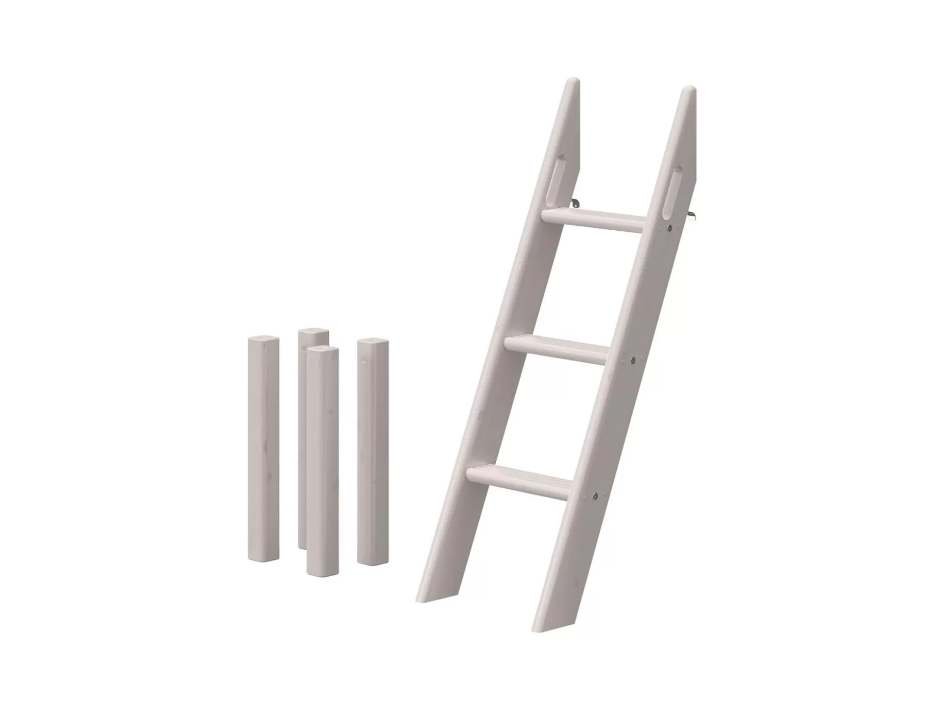 FLEXA Onderdelen En Beslag>Classic - Schuine Ladder Voor Halfhoogslaper Grey Washed Pine