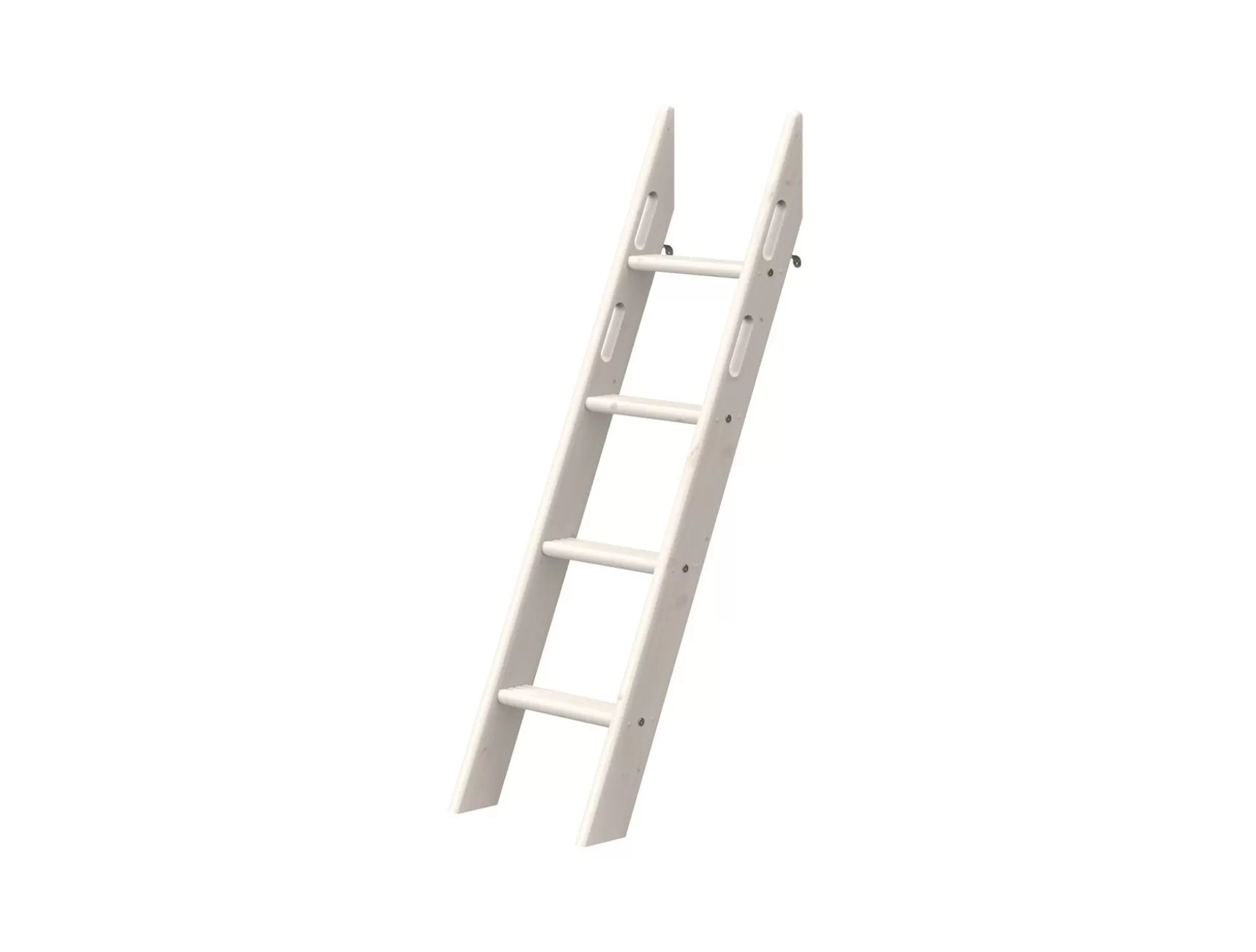 FLEXA Onderdelen En Beslag>Classic - Schuine Ladder Voor Verhoogde Halfhoogslaper White Washed Pine