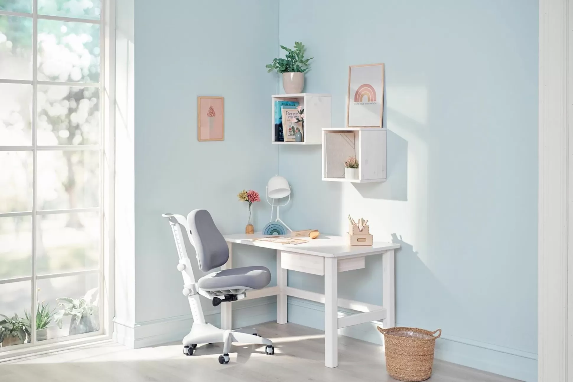 FLEXA Kinder Bureaus>Classic Bureau Met La White Washed Pine