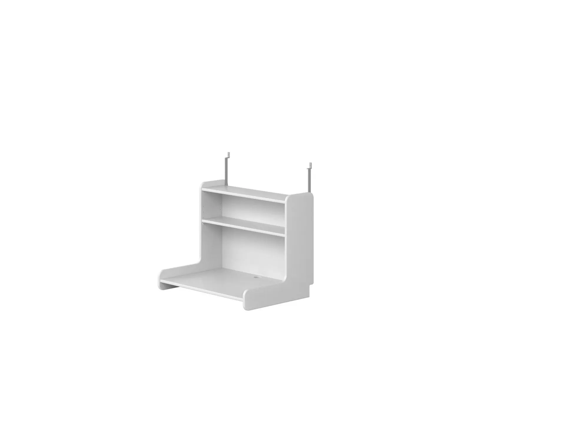 FLEXA Kinder Bureaus>Click-On Bureau Met Plank White