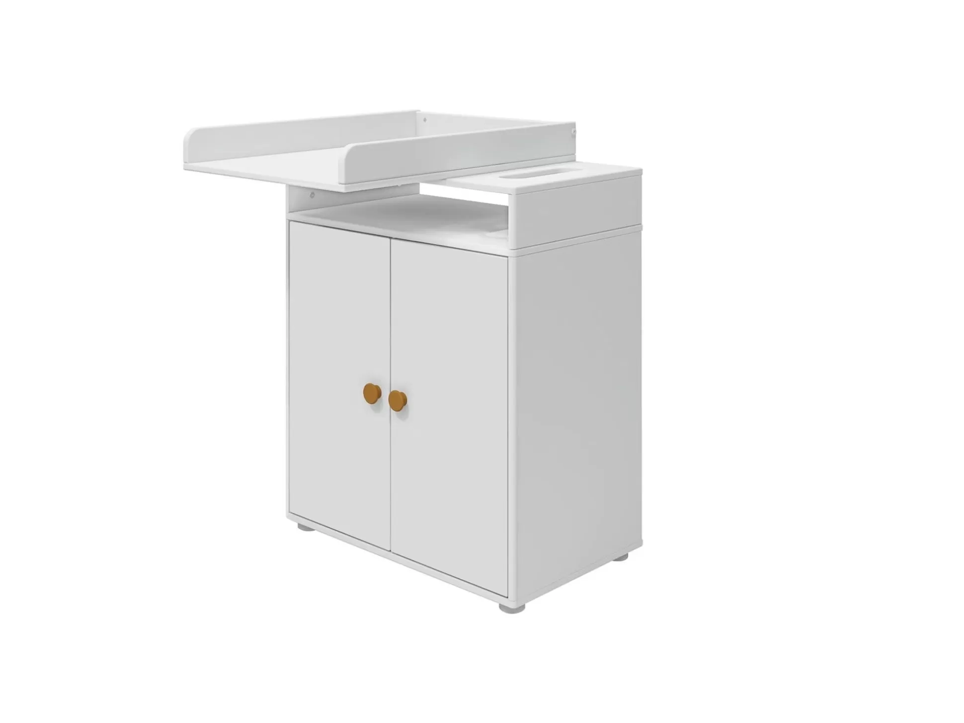 FLEXA Commode Tafels>Commode, 2 Deuren White/Mustard