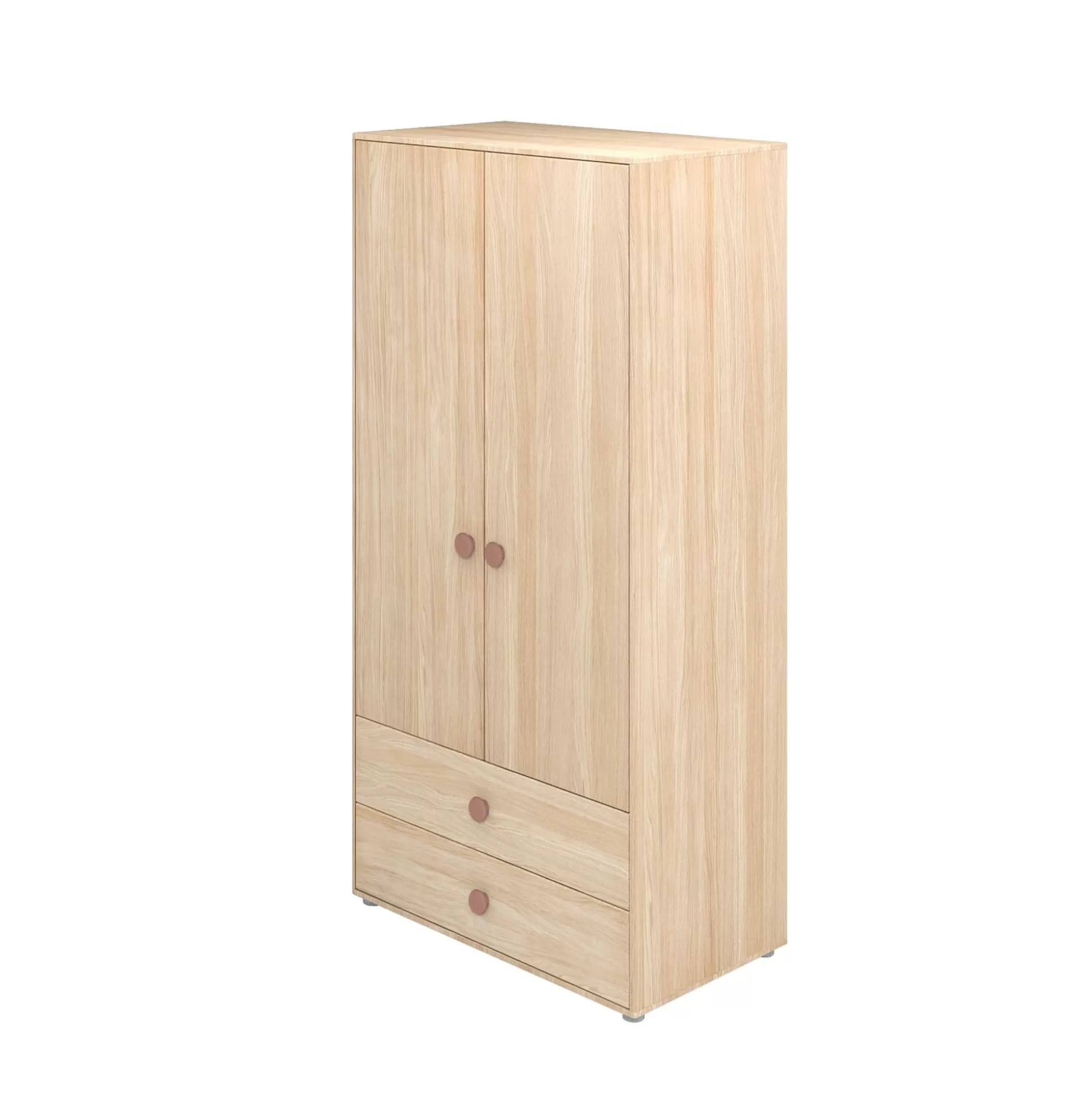 FLEXA Kleidingkasten>Hoge Kledingkast Cherry/Oak