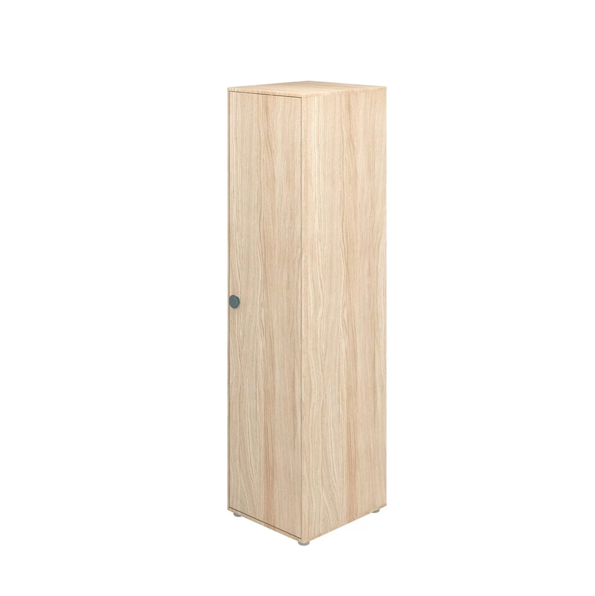 FLEXA Kleidingkasten>Hoge Kledingkast, 1-Deurs Blueberry/Oak