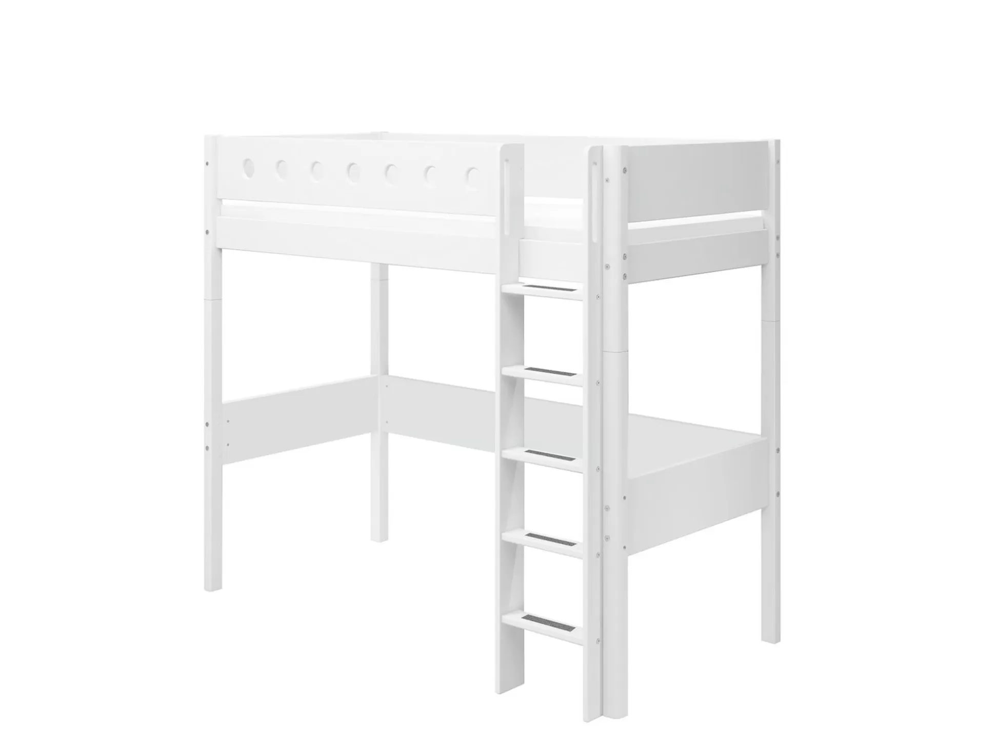 FLEXA 90X200>Hoogslaper M. Rechte Ladder White