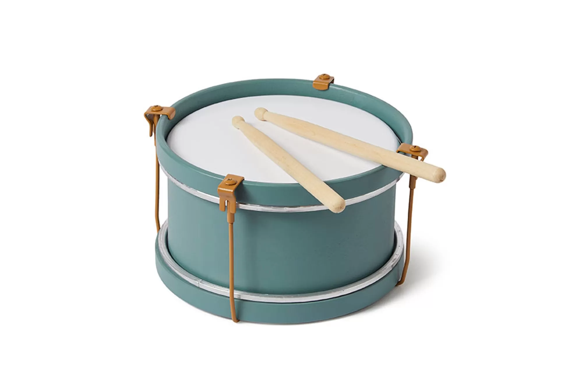 FLEXA Muzikaal Speelgoed>Houten Trommel Blue-Ish