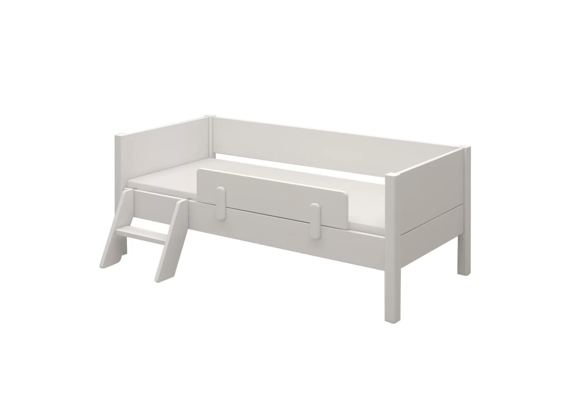 FLEXA Juniorbed>Juniorbed Met Uitvalbeveiliging En Ladder White