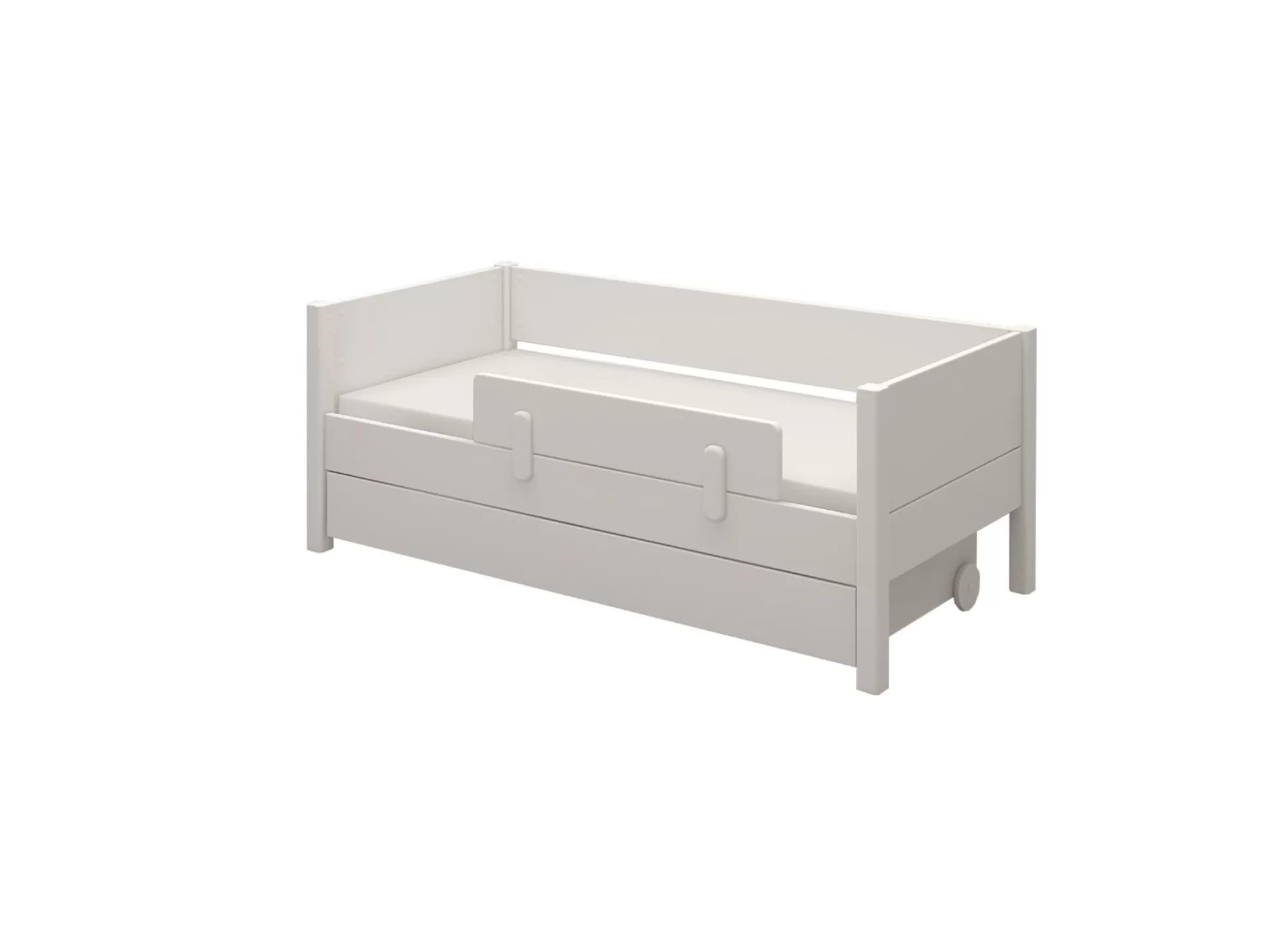 FLEXA Juniorbed>Juniorbed Met Uitvalbeveiliging En Lade White