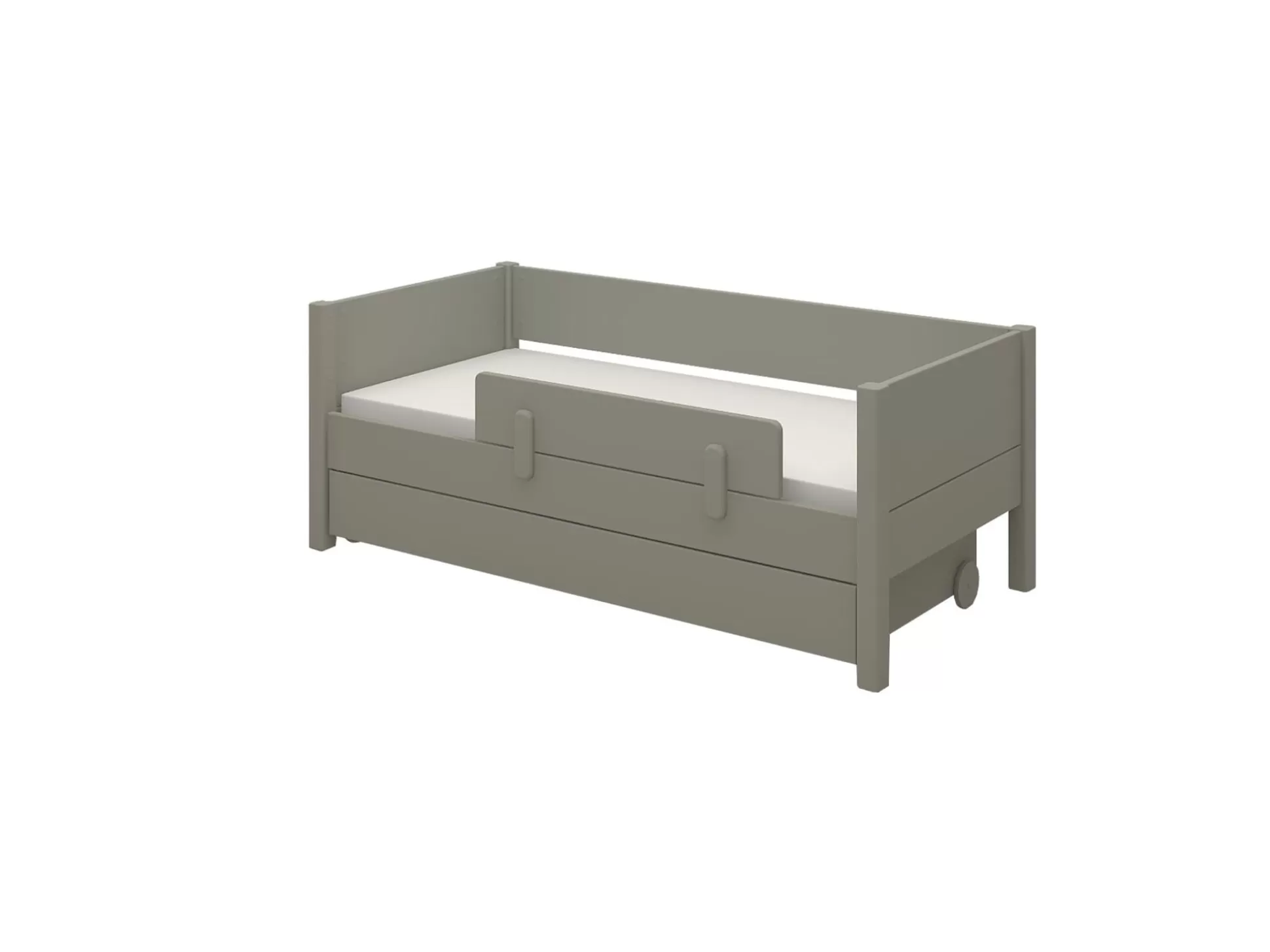 FLEXA Juniorbed>Juniorbed Met Uitvalbeveiliging En Lade Green