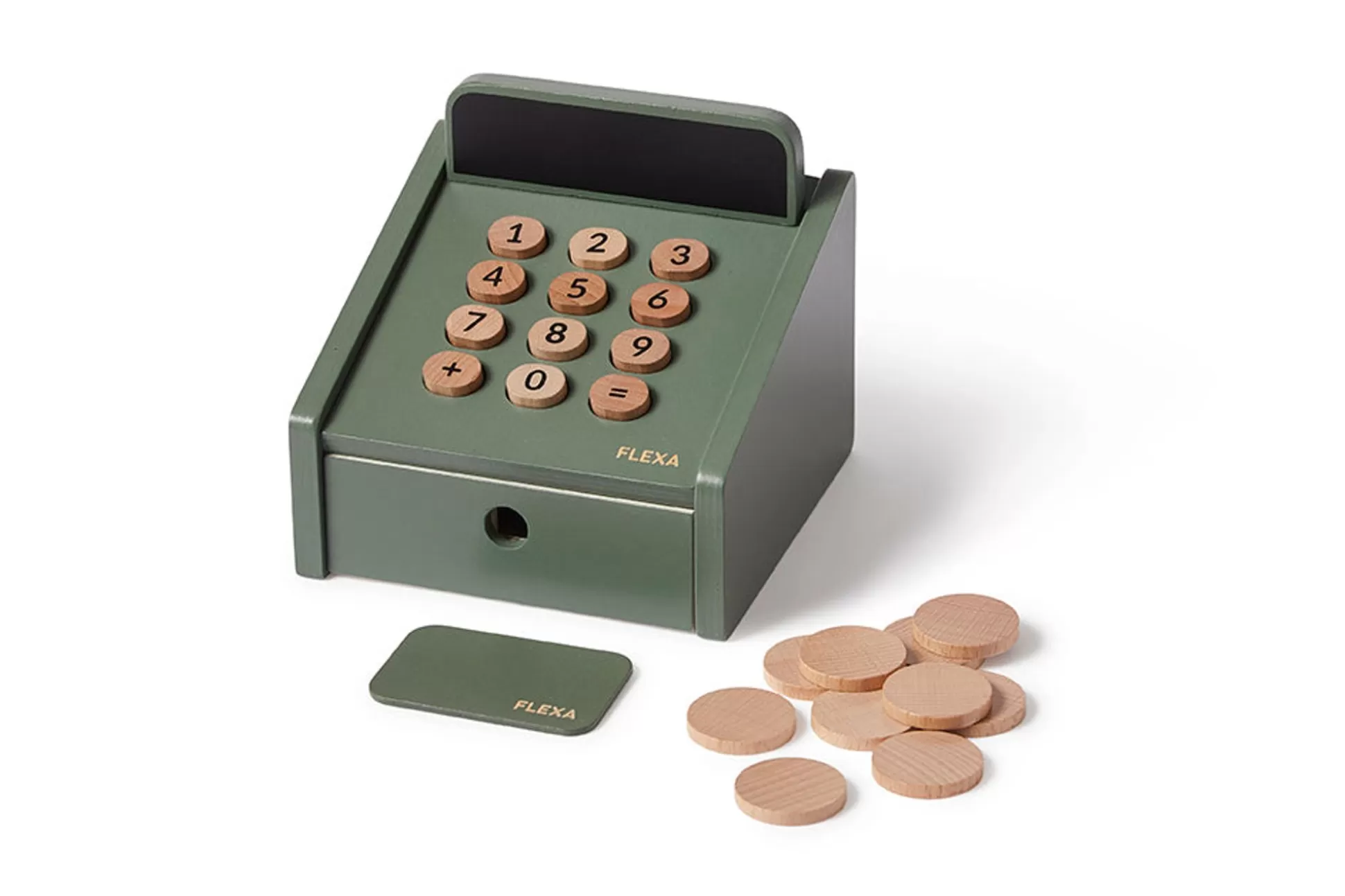 FLEXA Keuken, Gereedschap En Accessoires>Kassa Dusty Green/Birch Plywood