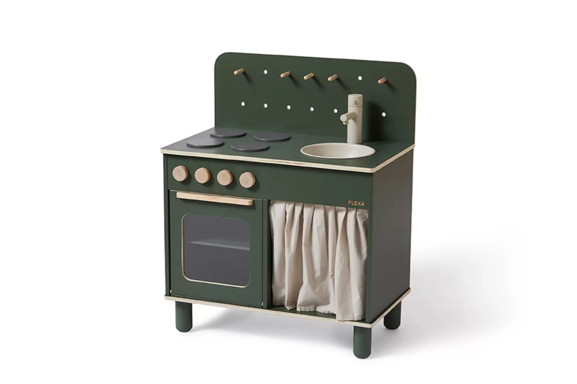 FLEXA Houten Speelgoed>Keuken Deep Green