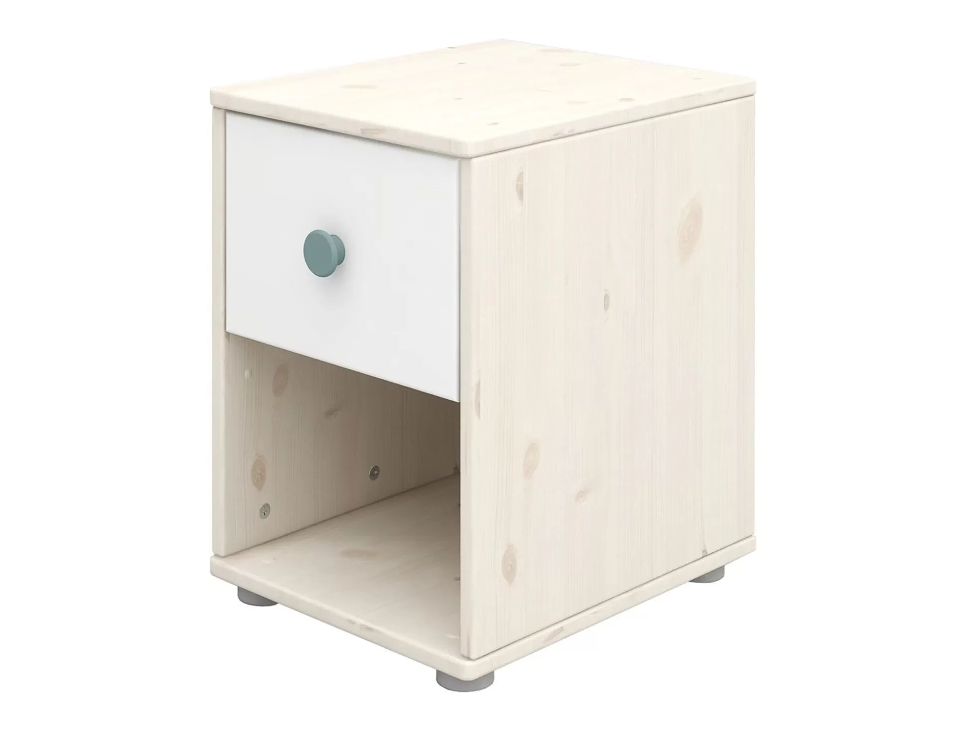 FLEXA Classic>Ladekast Met 1 Lade Light Teal/White Washed Pine