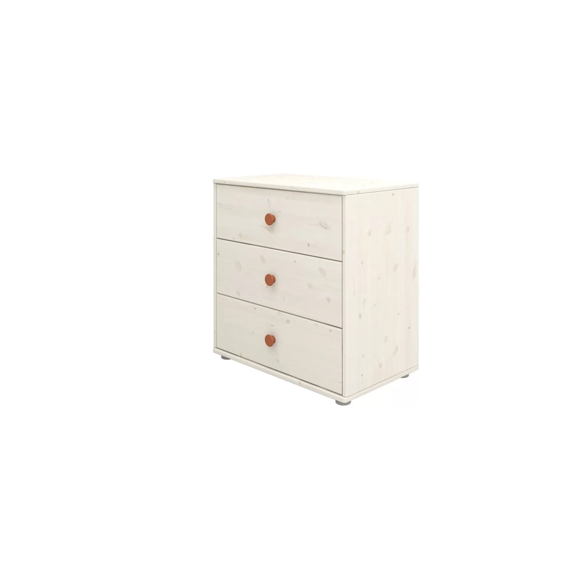 FLEXA Ladekasten>Ladekast Met 3 Laden Light Blush/White Washed Pine