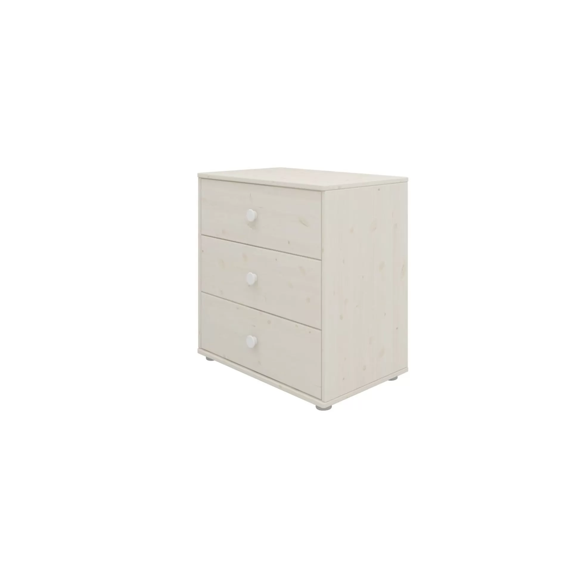 FLEXA Ladekasten>Ladekast Met 3 Laden White/White Washed Pine