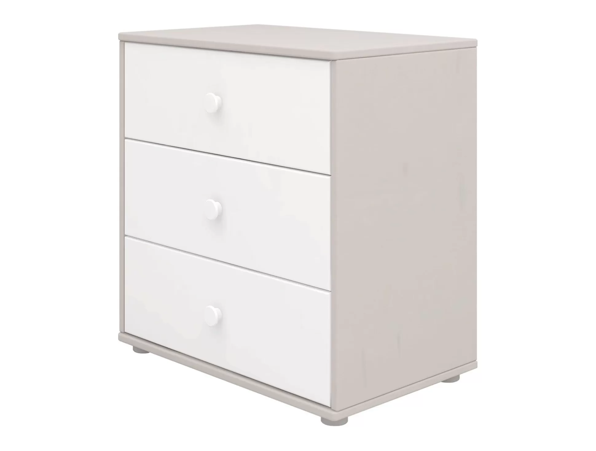 FLEXA Classic>Ladekast Met 3 Laden White/Grey Washed Pine