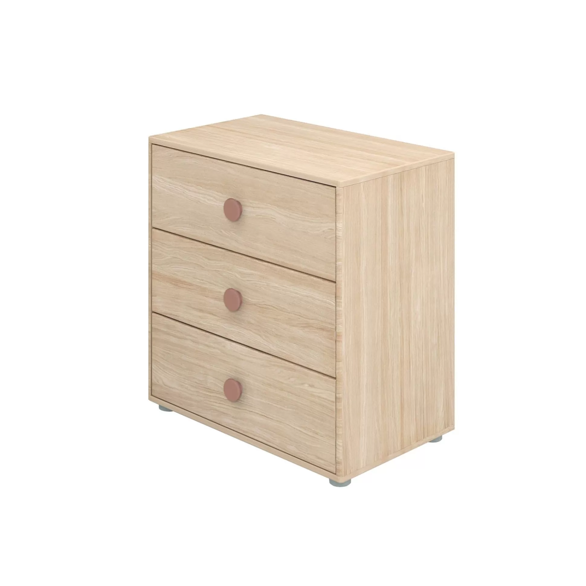 FLEXA Ladekasten>Ladekast Met 3 Laden Cherry/Oak