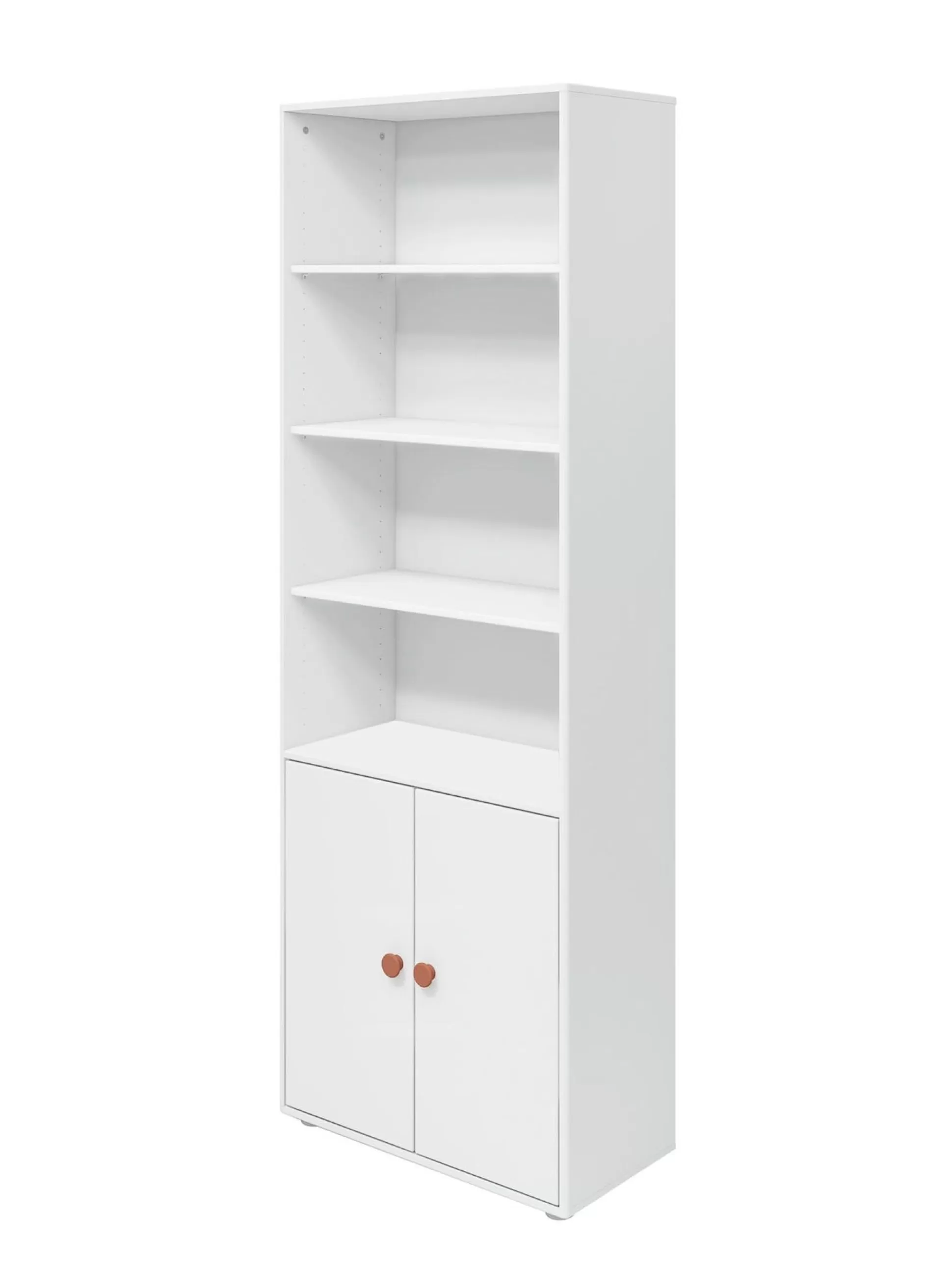 FLEXA Roomie>Maxi-Boekenkast, 2 Deuren White/Blush