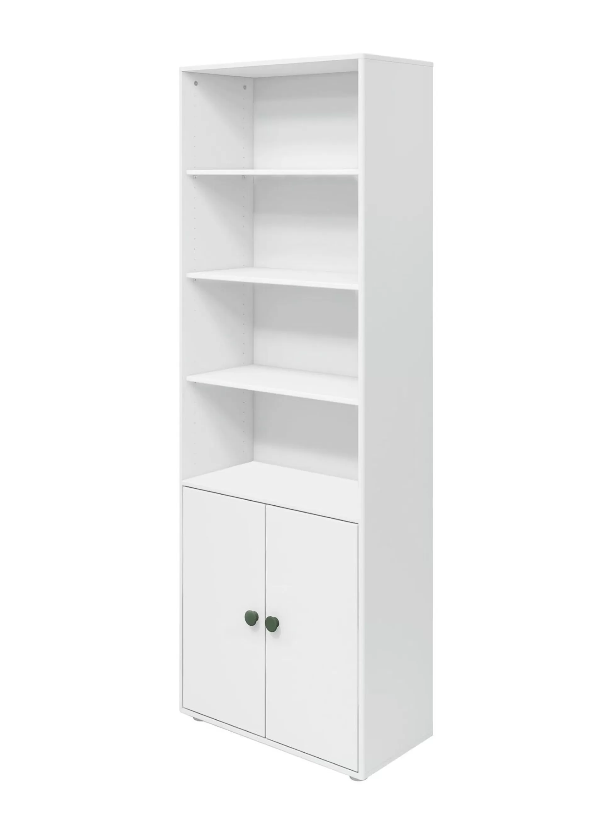 FLEXA Boekenkasten>Maxi-Boekenkast, 2 Deuren White/Deep Green