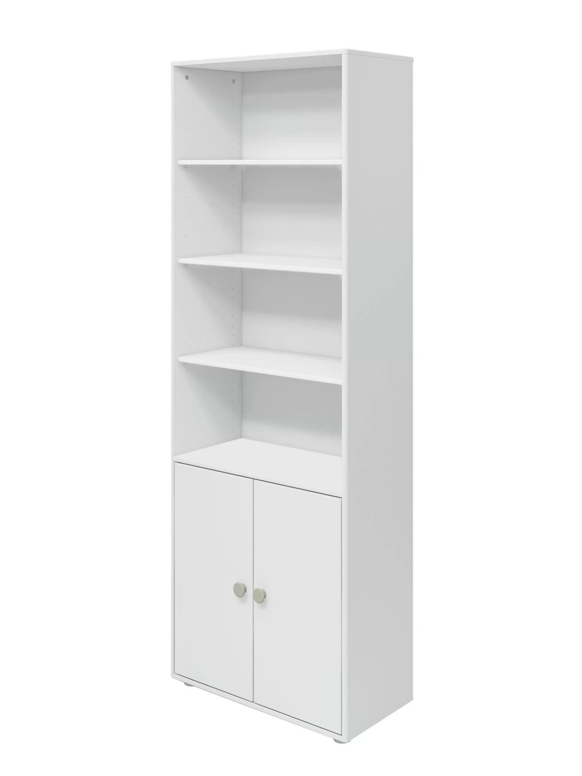 FLEXA Roomie>Maxi-Boekenkast, 2 Deuren White/Natural Green