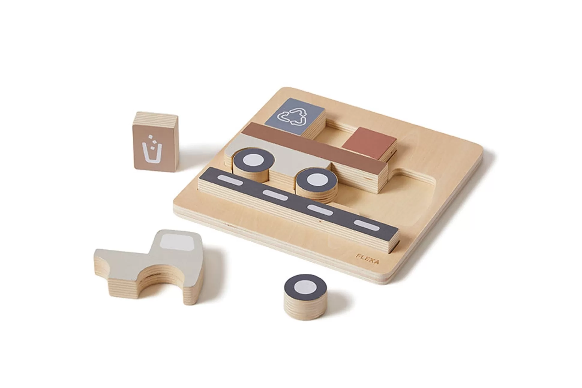 FLEXA Keuken, Gereedschap En Accessoires>Puzzel, Vrachtwagen Multicoloured