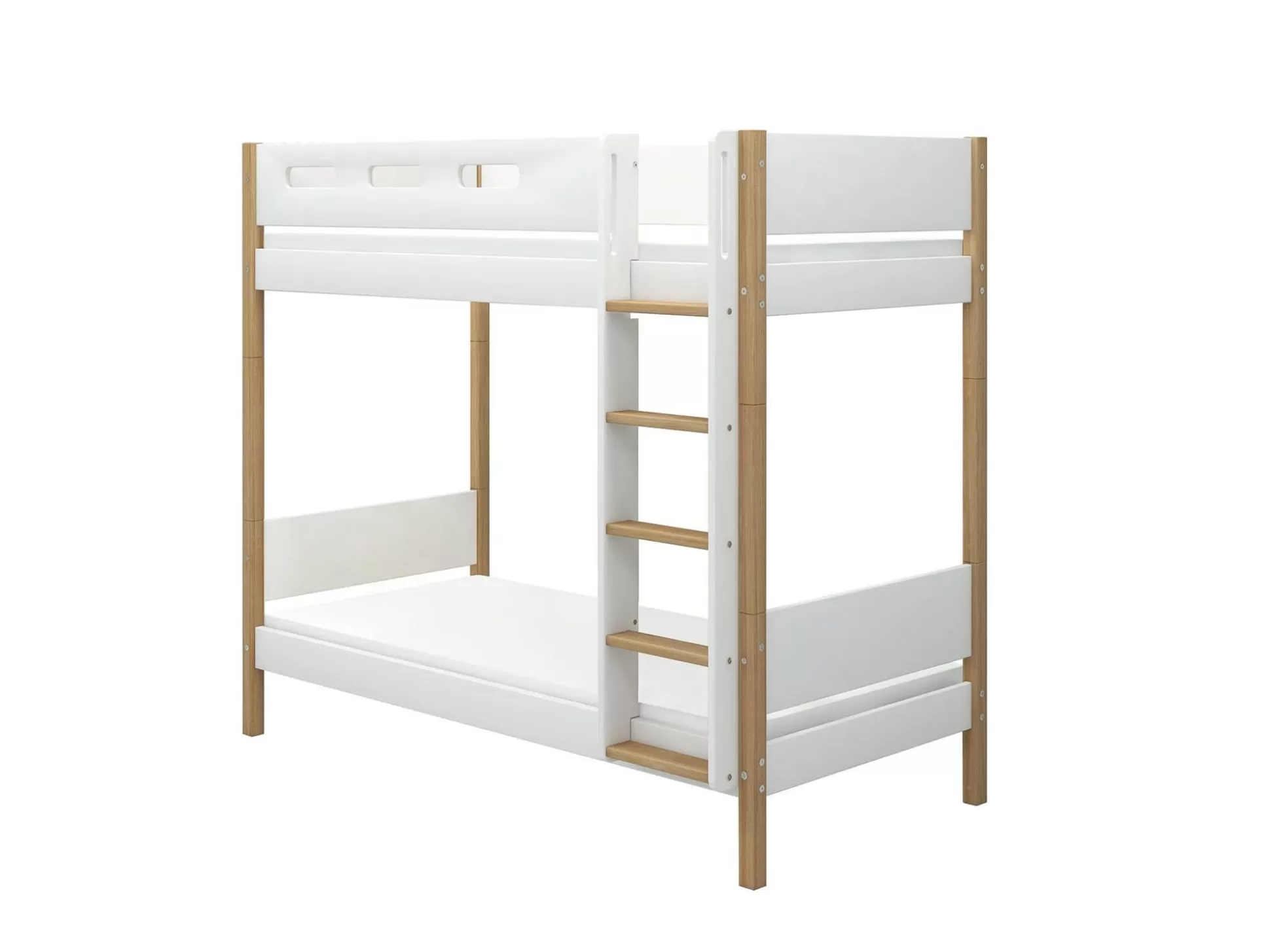 FLEXA Stapelbedden>Stapelbed, Extra Hoogte White/Oak