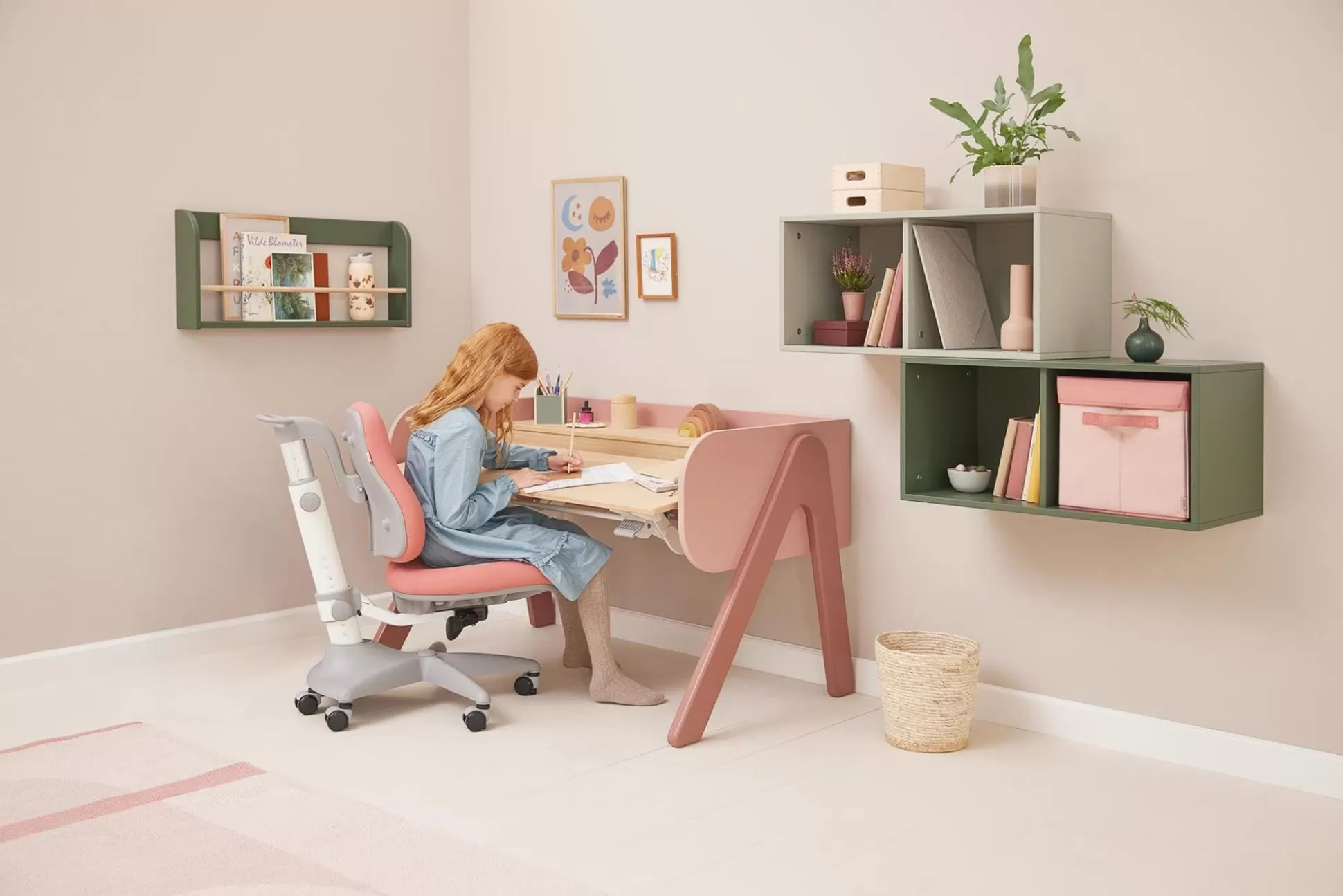 FLEXA Kinderbureaustoel>Verto Bureaustoel Misty Rose