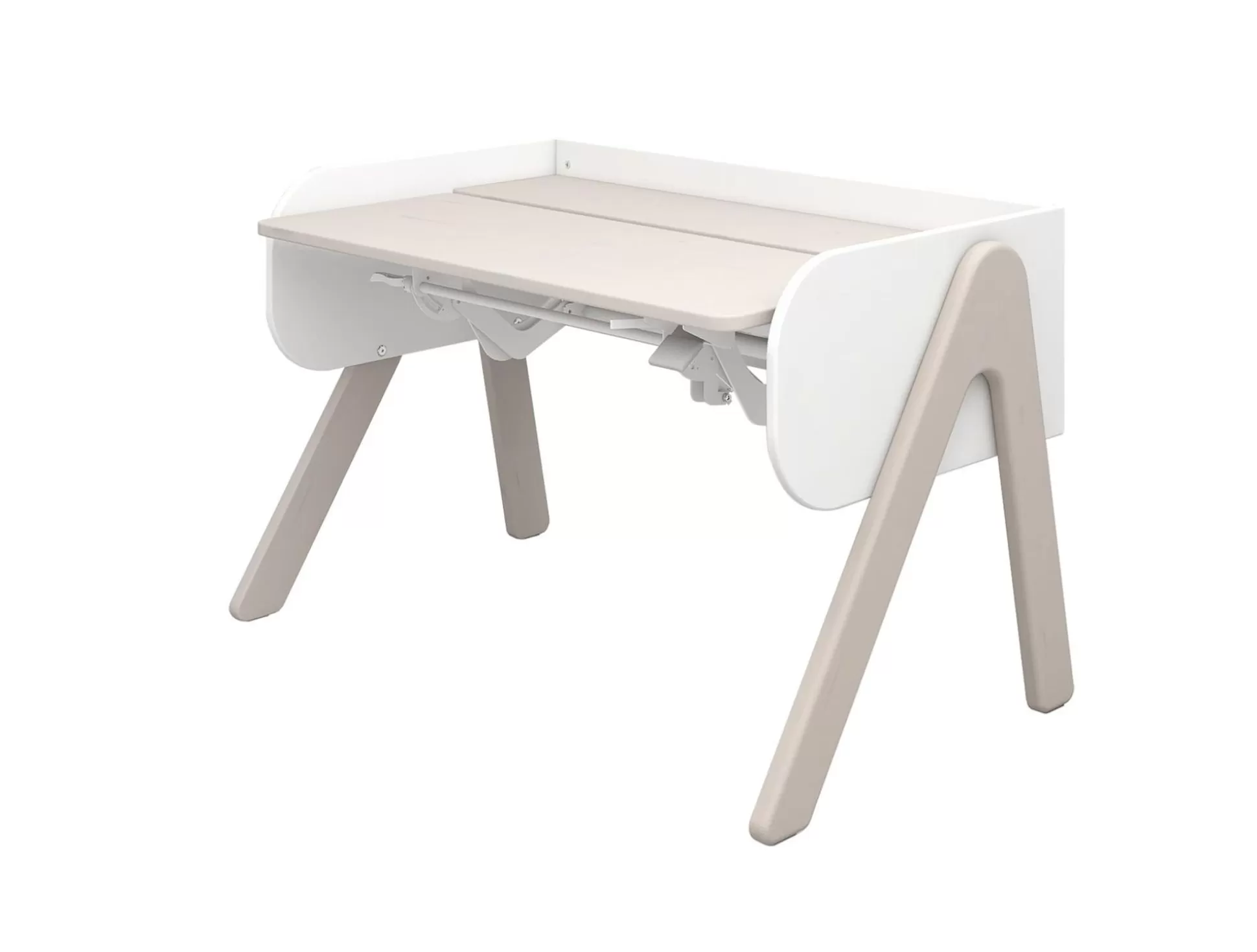 FLEXA Bedden Met Glijbaan>Woody White/Grey Washed Pine